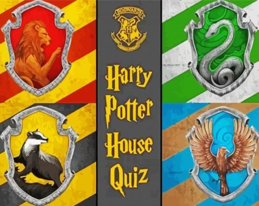 Harry Potter Houses Emblems Paint By Number