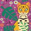 Illustration Ocelot Cat Paint By Number