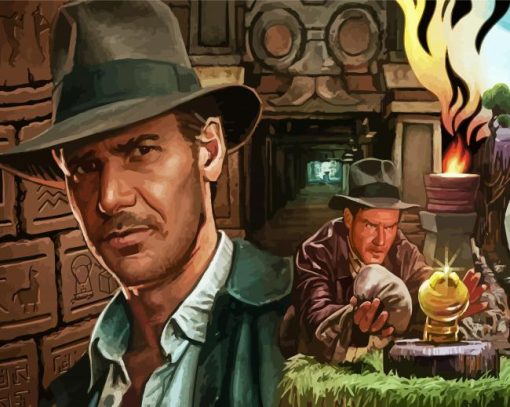 Indiana Jones Art Paint By Number