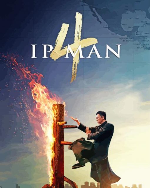 Ip Man 4 Poster Paint By Number