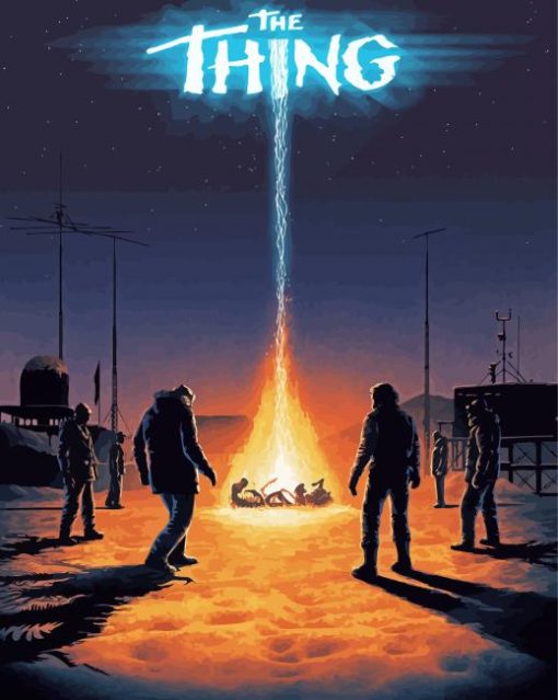 John Carpenter The Thing Film Paint By Number