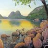 Jordan Pond Maine Art Paint By Number