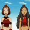 Katara And Suki Characters Paint By Number