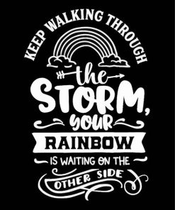 Keep Walking Through The Storm Quote Paint By Number