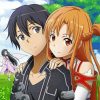 Kirito Asuna Paint By Number