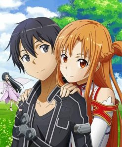 Kirito Asuna Paint By Number