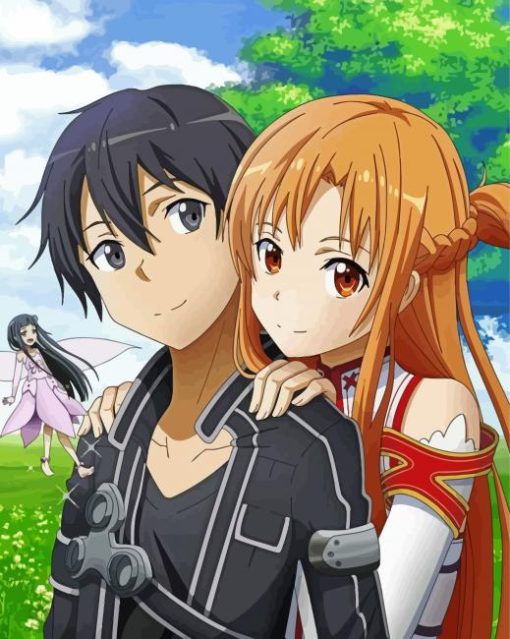 Kirito Asuna Paint By Number