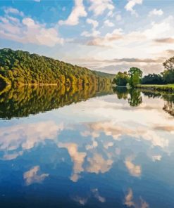 Lake Austin Landscape Paint By Number