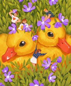 Little Ducks Paint By Number