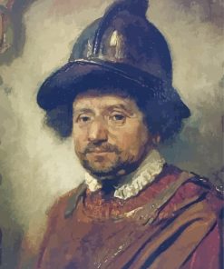 Man With A Helmet Carel Fabritius Paint By Number