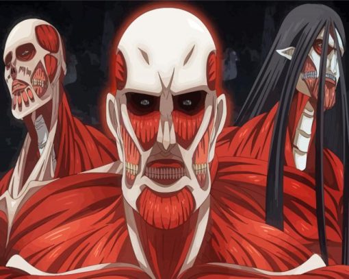 Manga Serie Colossal Titan Paint By Number