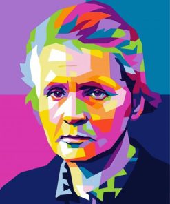 Marie Curie Pop Art Paint By Number