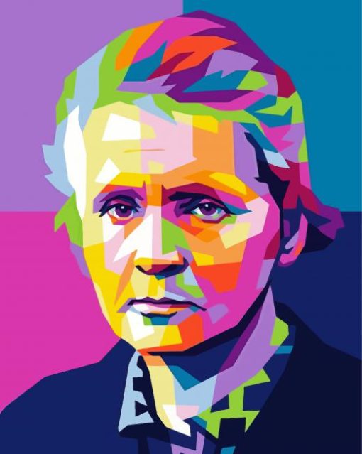 Marie Curie Pop Art Paint By Number