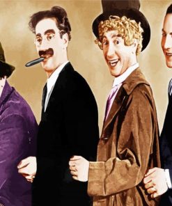 Marx Brothers Characters Paint By Number