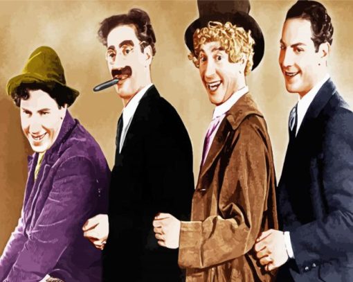 Marx Brothers Characters Paint By Number