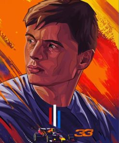 Max Verstappen Paint By Number