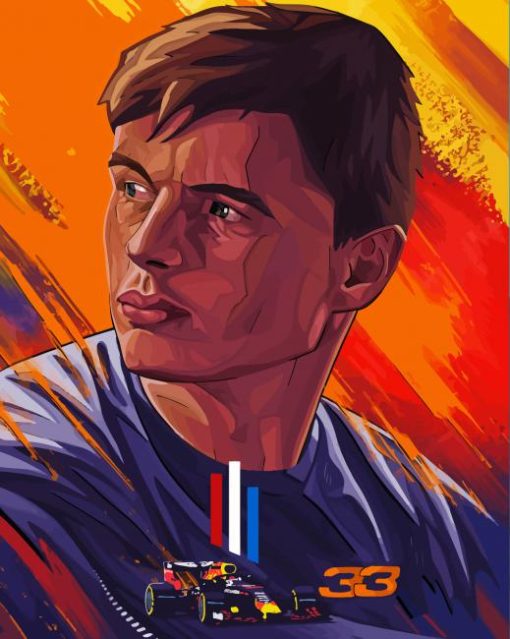 Max Verstappen Paint By Number