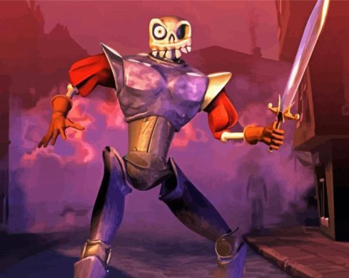 Medievil Warrior Paint By Number