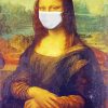 Mona Lisa With Mask Paint By Number