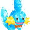 Mudkip Pokemon Art Paint By Number