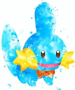 Mudkip Pokemon Art Paint By Number