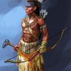 Native Warrior Paint By Number