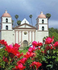 Old Mission Church Paint By Number