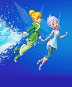 Periwinkle And Tinkerbell Characters Paint By Number