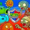 Plants Vs Zombies Video Game Poster Paint By Number