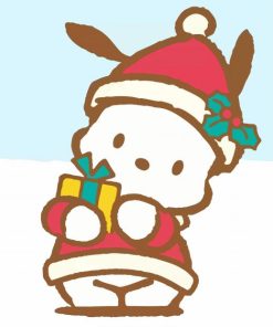 Pochacco Christmas Paint By Number