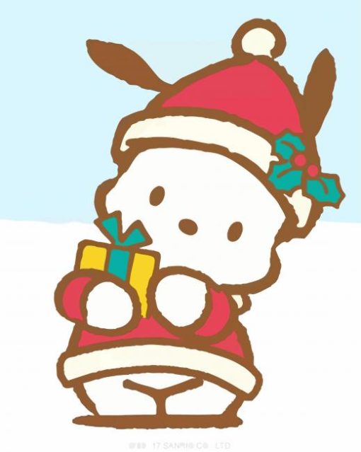 Pochacco Christmas Paint By Number