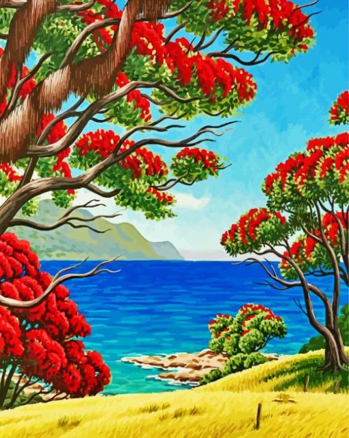 Pohutukawa Art Paint By Number