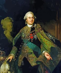 Portrait Of Louis XVI Paint By Number