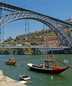 Portugal Dom Luis Bridge Paint By Number