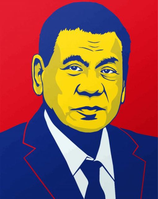 President Philippine Pop Art Paint By Number