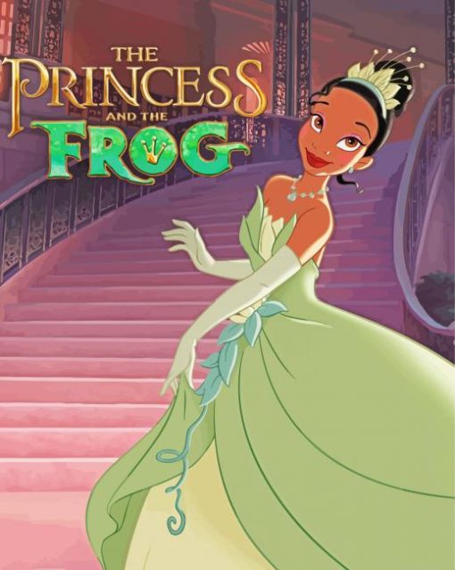 Princess And Frog Poster Paint By Number