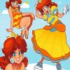 Princess Mario Daisy Paint By Number