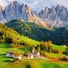 Santa Maddalena Italy Paint By Number