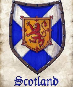 Scotland Crest Paint By Number