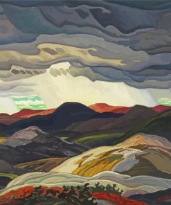 Snow Clouds By Franklin Carmichael Paint By Number