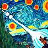 Son Goku Starry Night Paint By Number