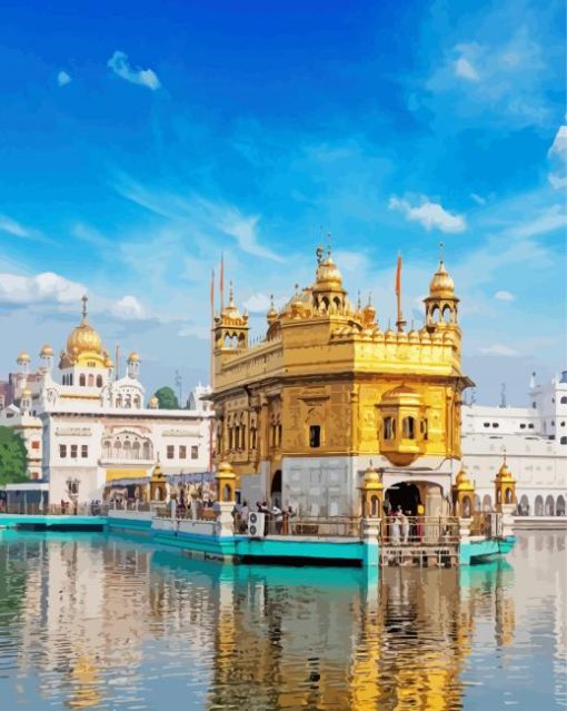 Sri Harmandir Sahib Paint By Number