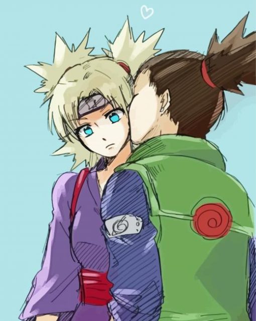 Temari And Shikamaru Characters Paint By Number