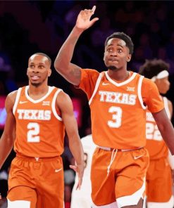 Texas Longhorns Basketballers Paint By Number