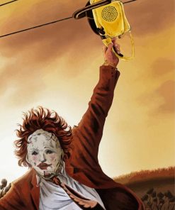 Texas Chainsaw Massacre Movie Paint By Number