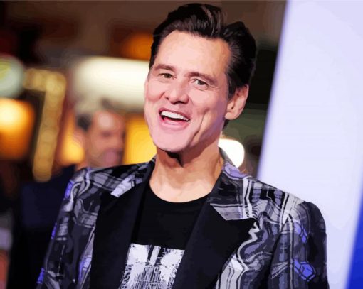 The Actor Jim Carrey Paint By Number