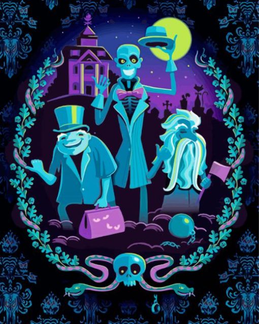 The Haunted Mansion Paint By Number