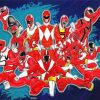 The Red Rangers Paint By Number