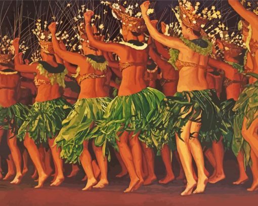 The Tahitian Dancers Paint By Number