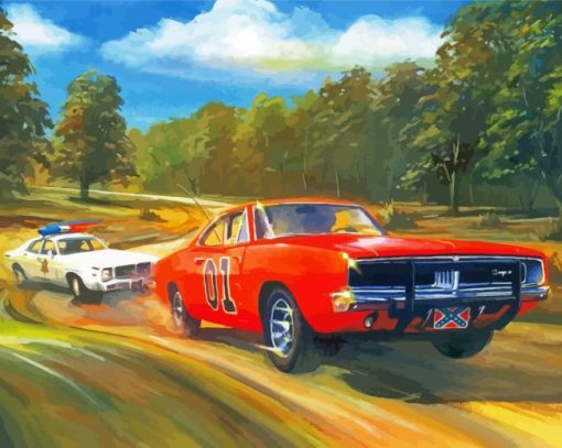 The Dukes Of Hazards Art Paint By Number